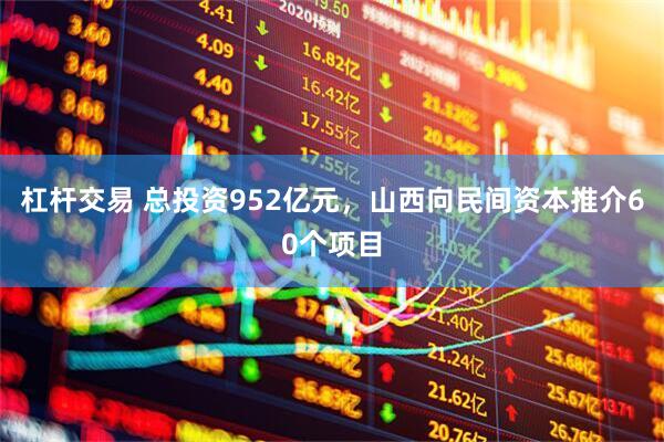 杠杆交易 总投资952亿元，山西向民间资本推介60个项目
